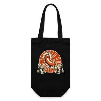 Cult of the Holy Bratwurst - Gift Bag for Bottles - black - Front
