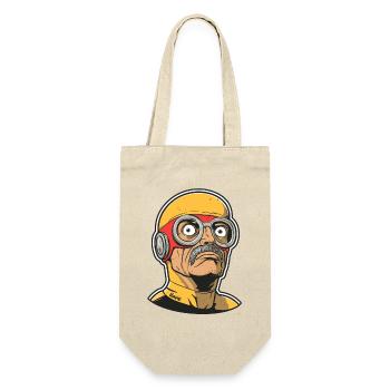 Old Super Hero - Gift Bag for Bottles - nature - Front