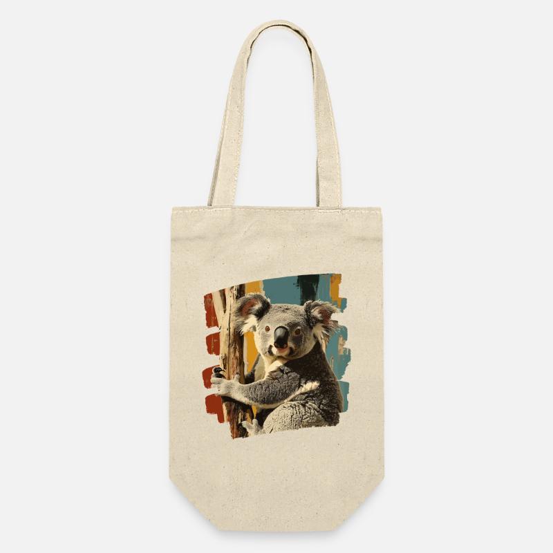 Koala - Geschenkbeutel für Flaschen - Natur
