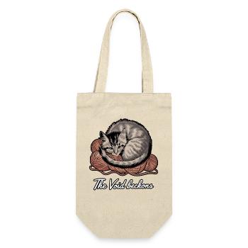 The Void Beckons Cute Cat Dark Humor Graphic - Gift Bag for Bottles - nature - Front