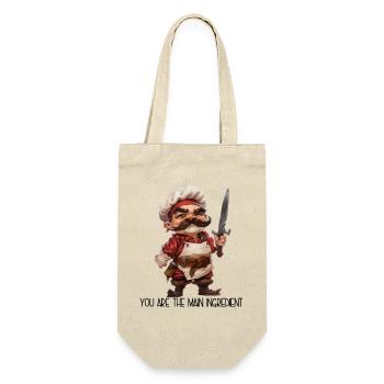 You Are The Main Ingredient – Sneaky Cook - Gift Bag for Bottles - nature - Front