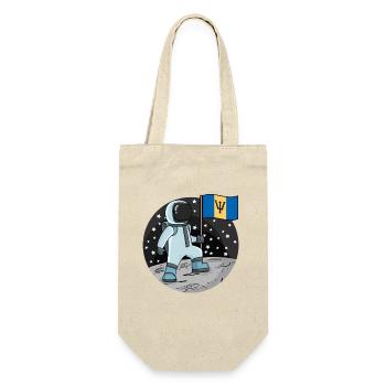 Astronaut Flag Barbados - Gift Bag for Bottles - nature - Front