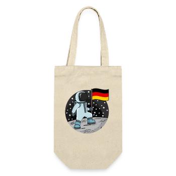 Astronaut Flag Germany - Gift Bag for Bottles - nature - Front