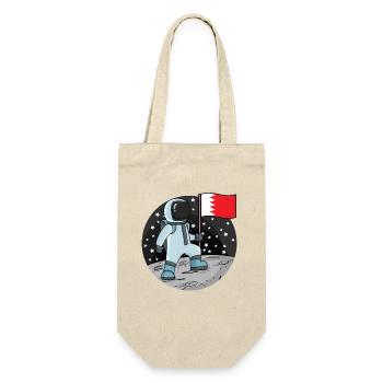 Astronaut Flag Bahrain - Gift Bag for Bottles - nature - Front