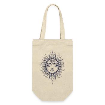 Boho Sun Bohemian Sun Face Spirituality - Gift Bag for Bottles - nature - Front