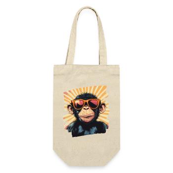 Monkey - Gift Bag for Bottles - nature - Front