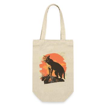 Lion de montagne Rétro - Sac à bouteille - nature - Devant
