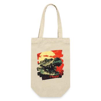 Crocodile Retro - Gift Bag for Bottles - nature - Front