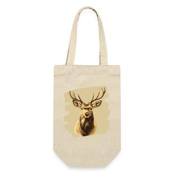 Cerf avec bois - Sac à bouteille - nature - Devant