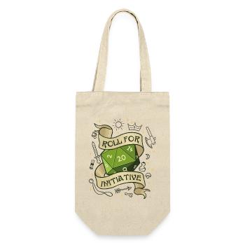 Roll for Initiative – Dice Your Destiny - Gift Bag for Bottles - nature - Front