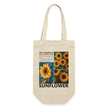 Sunflower Summer Nature Botany Blossoms Gift - Gift Bag for Bottles - nature - Front