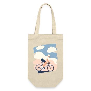 Road Bike Road Bike - Gift Bag for Bottles - nature - Front