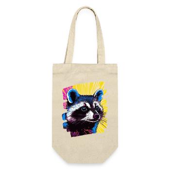 Raton laveur - Sac à bouteille - nature - Devant