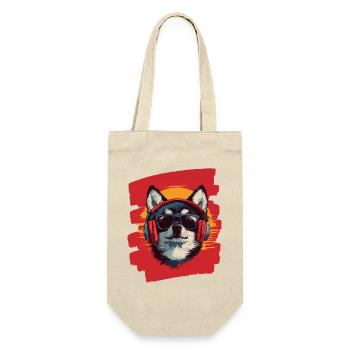 Pomsky - Gift Bag for Bottles - nature - Front