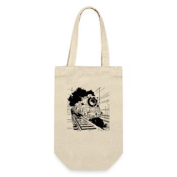Train - Gift Bag for Bottles - nature - Front