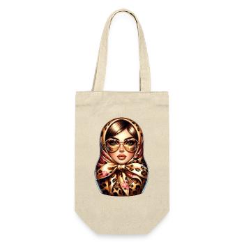 Fille russe ! Matriochka Russe pour Russes - Sac à bouteille - nature - Devant