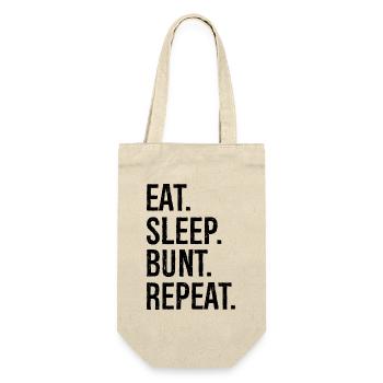 eat sleep bunt repeat - Gift Bag for Bottles - nature - Front