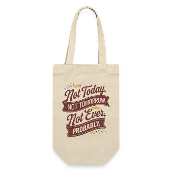 Lazy Sarcastic Funny Vintage Quote Design - Gift Bag for Bottles - nature - Front