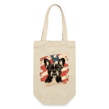 Bouledogue français Frenchie - Sac à bouteille - nature - Devant
