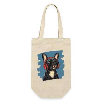 Bouledogue français Frenchie - Sac à bouteille - nature - Devant