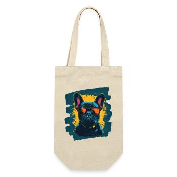 Bouledogue français Frenchie - Sac à bouteille - nature - Devant