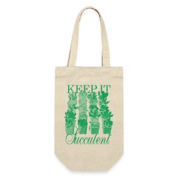 Keep It Succulent - Succulentes vertes - Sac à bouteille - nature - Devant