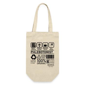Phlebotomist multi tasking problem solving - Gift Bag for Bottles - nature - Front