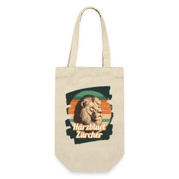 Härzbluetzürcher Zurich Zurich - Gift Bag for Bottles - nature - Front