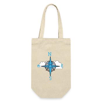 Clouds Sky Compass Direction - Gift Bag for Bottles - nature - Front