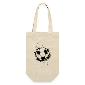 Black Splash of Color Soccer Ball for Sports and Club - Gift Bag for Bottles - nature - Front