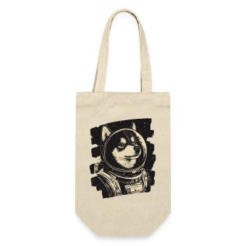 Astronaute husky - Sac à bouteille - nature - Devant