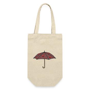 Parapluie Coeur Coeurs Saint Valentin - Sac à bouteille - nature - Devant