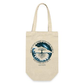Arbre de vie cosmique Alan Watts citation design - Sac à bouteille - nature - Devant