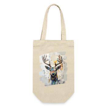 Cerf avec bois - Sac à bouteille - nature - Devant