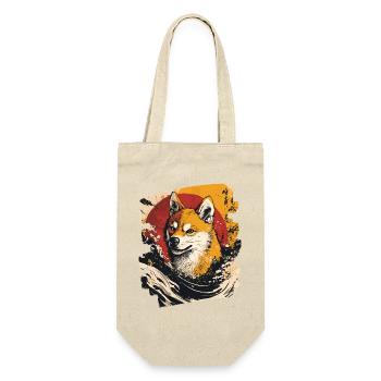 Shiba Inu - Gift Bag for Bottles - nature - Front