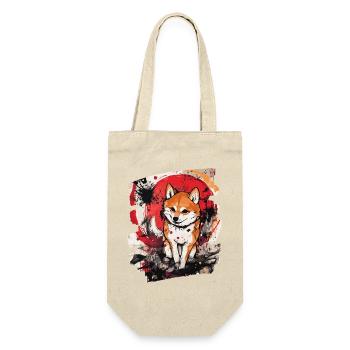 Shiba Inu - Gift Bag for Bottles - nature - Front