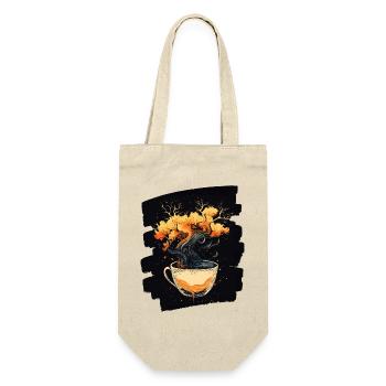Coffee Coffee Coffee Lovers - Gift Bag for Bottles - nature - Front