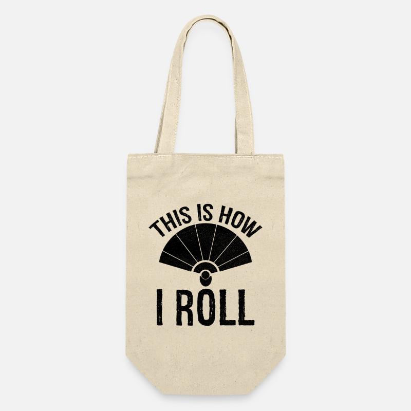 c’est comme ça que je roule l’éventail à main - Sac à bouteille - nature