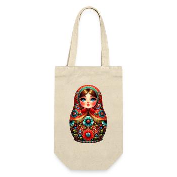 Fille russe ! Matriochka Russe pour Russes - Sac à bouteille - nature - Devant