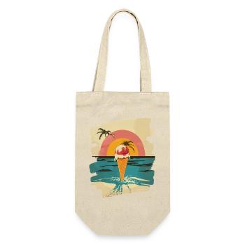 cream and cream scoop summer sunset - Gift Bag for Bottles - nature - Front
