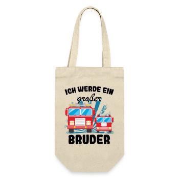 Announcing offspring | I'll be a big brother in 2027 - Gift Bag for Bottles - nature - Front