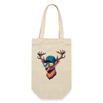 Hunting Hunter Game Shooting Hunting Deer Antlers Deer - Gift Bag for Bottles - nature - Front