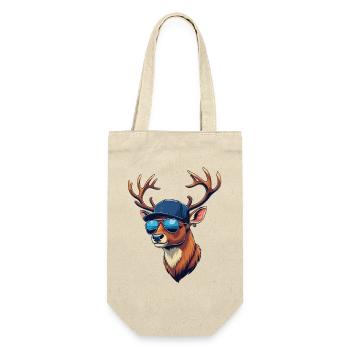 Hunting Hunter Game Shooting Hunting Deer Antlers Deer - Gift Bag for Bottles - nature - Front