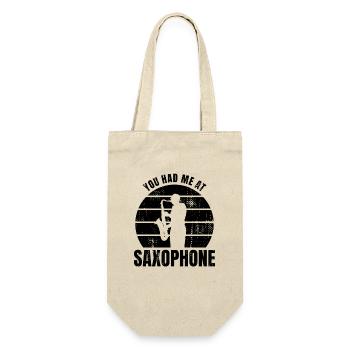 Drôle de saxophoniste - Sac à bouteille - nature - Devant