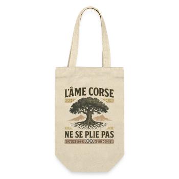 L’Âme Corse Ne Se Plie Pas - Sac à bouteille - nature - Devant