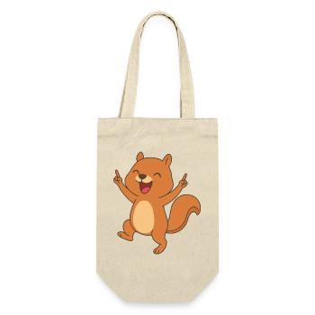 Bébé écureuil heureux - Nutty Joy - Sac à bouteille - nature - Devant