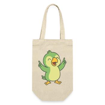 Perroquet de fête - Sac à bouteille - nature - Devant