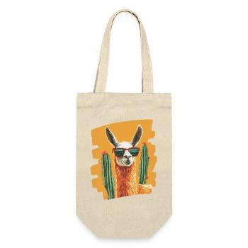 Funny Llama Alpaca Llama Animal Gift - Gift Bag for Bottles - nature - Front