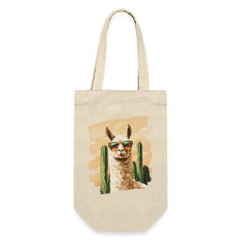 Funny Llama Alpaca Llama Animal Gift - Gift Bag for Bottles - nature - Front