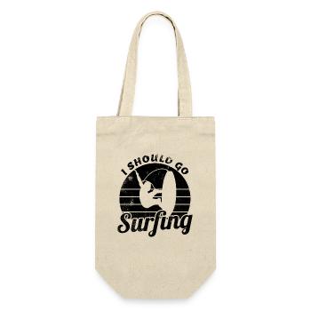Je devrais aller surfer - Sac à bouteille - nature - Devant